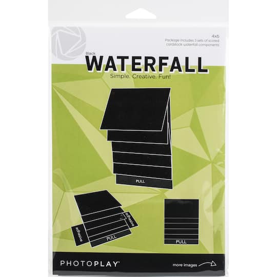 PhotoPlay&#x2122; Maker Series 4&#x22; x 6&#x22; Mechanical Black Waterfall Kit
